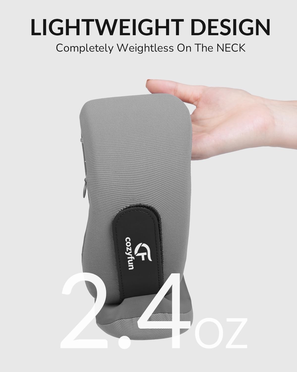 Lightweight & Breathable Neck Support – Memory Foam for Travel & Injury Recovery