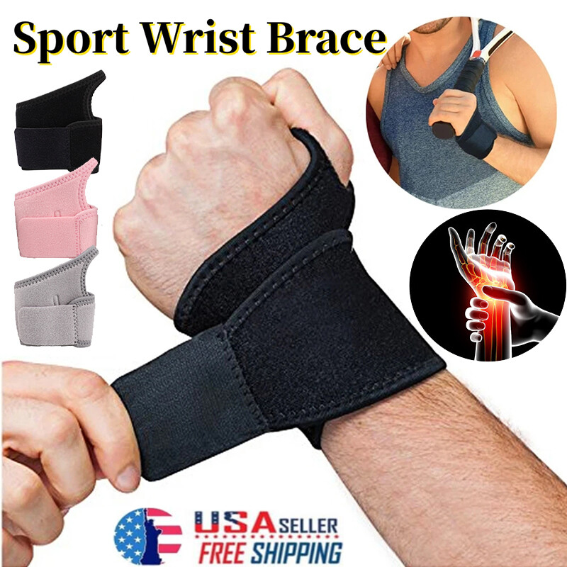 Left Right Wrist Brace Support Wrap Sprain Carpal Tunnel Arthritis Compression