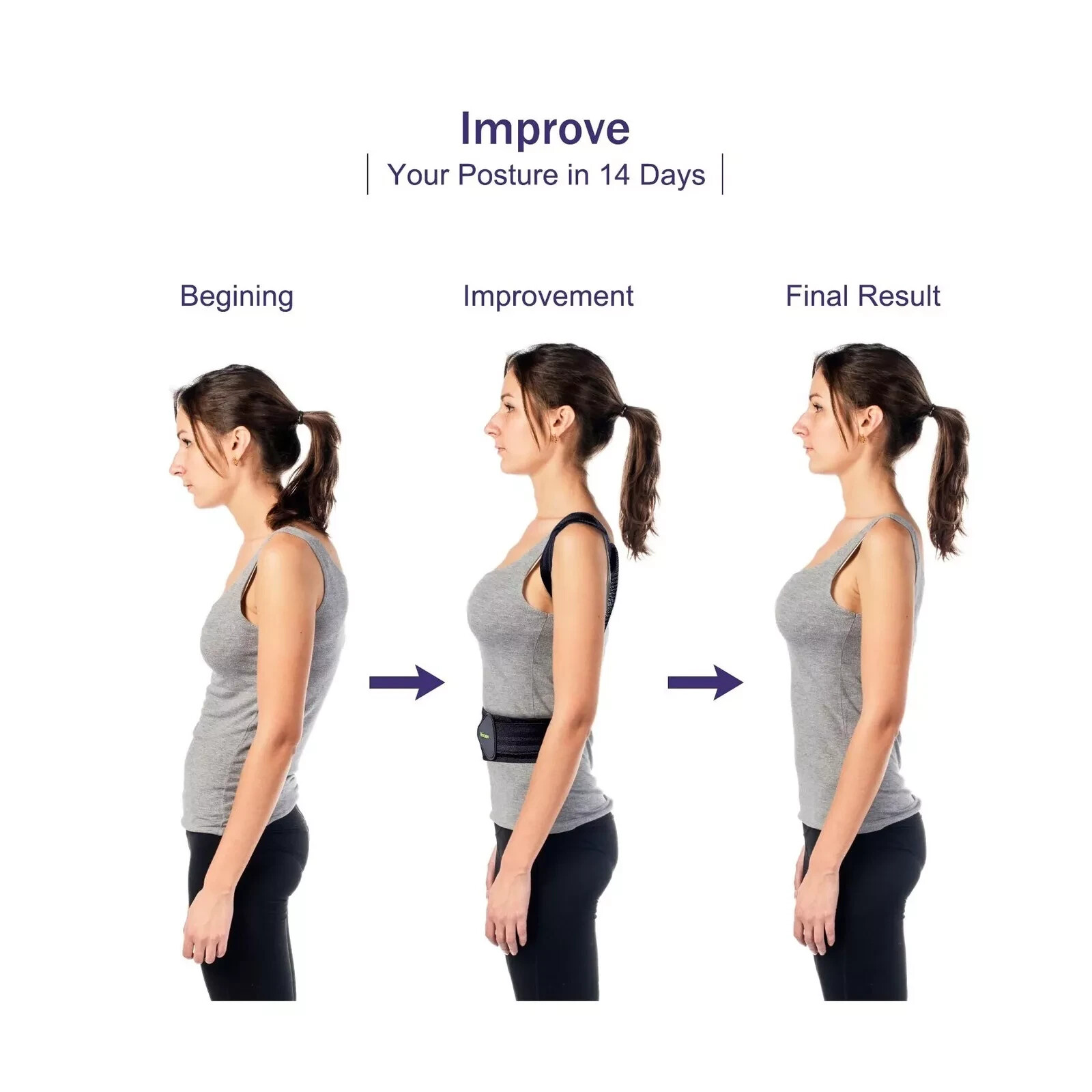 Mercase Posture Corrector for Men and Women, Back Brace for Posture, Adjustab…