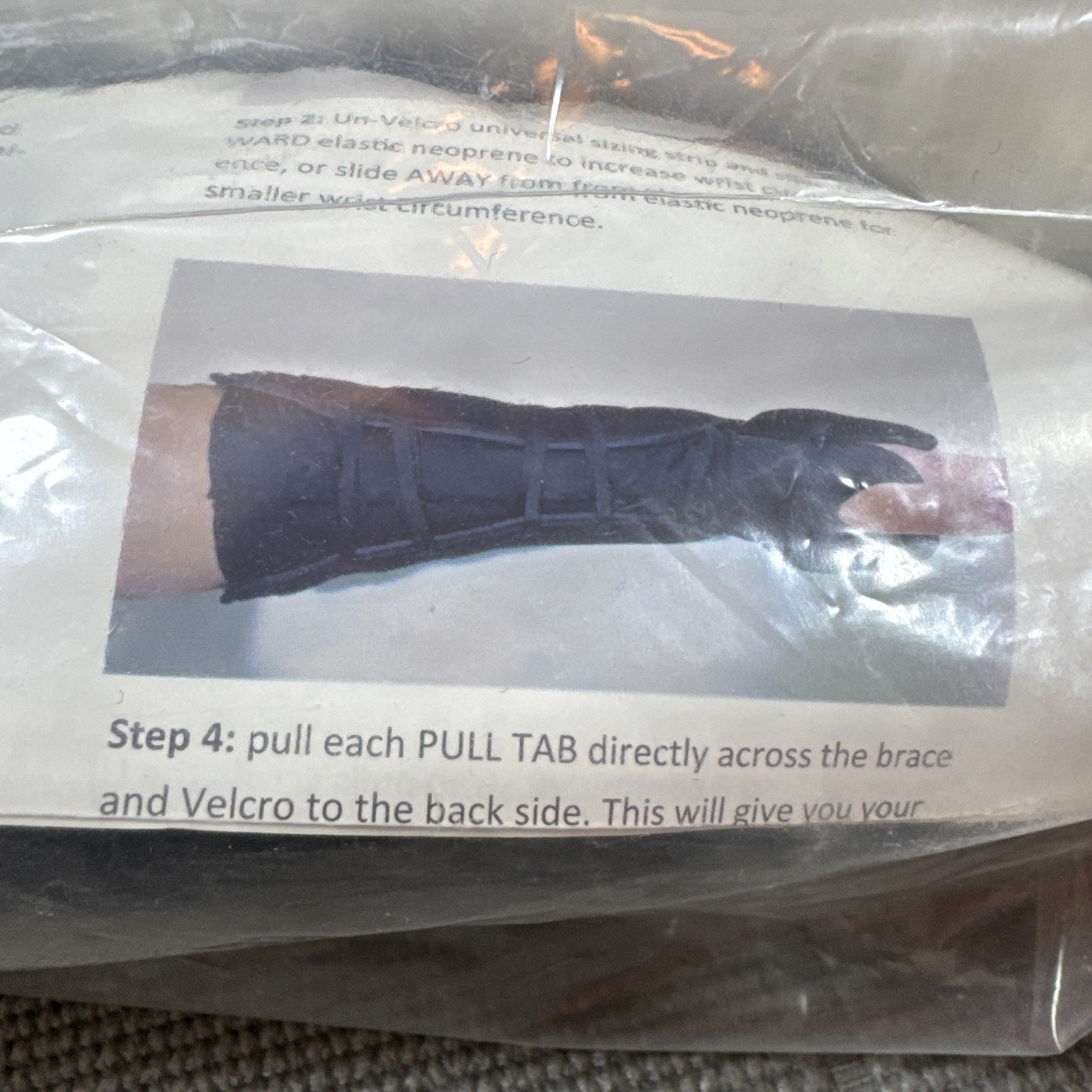 Wrist Brace Black TREND MEDICAL PRO DCT-3916 Wrist Support Universal New In Pkg