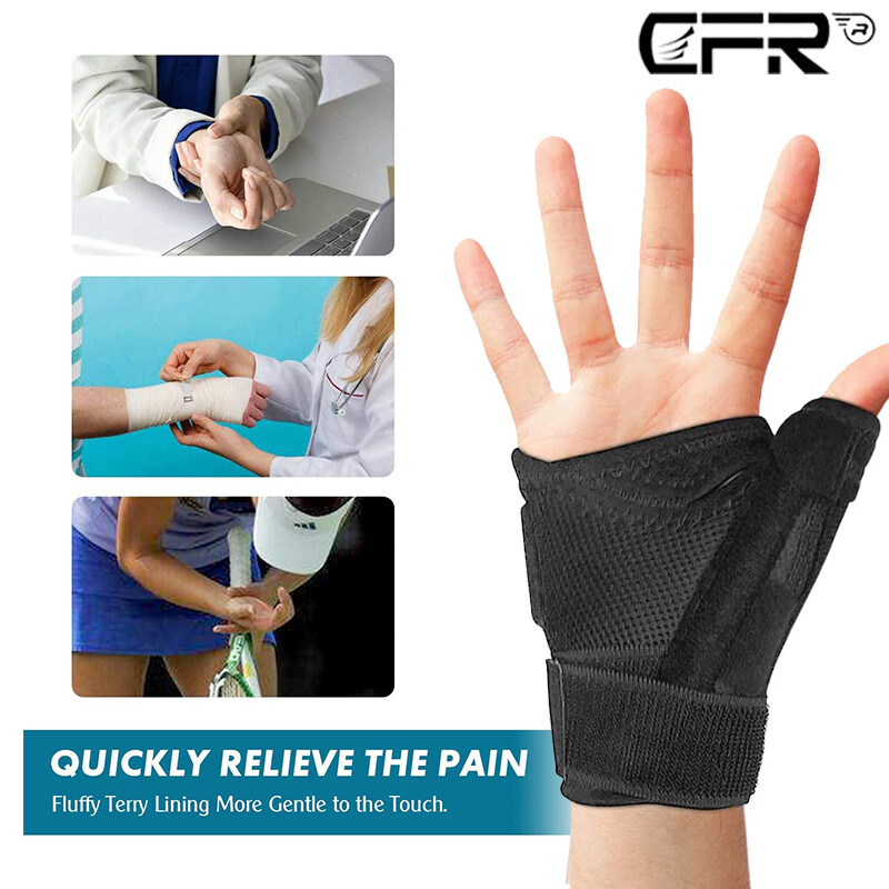 Thumb Brace Wrist Support Hand Splint for Carpal Tunnel Tendonitis Pain Relief