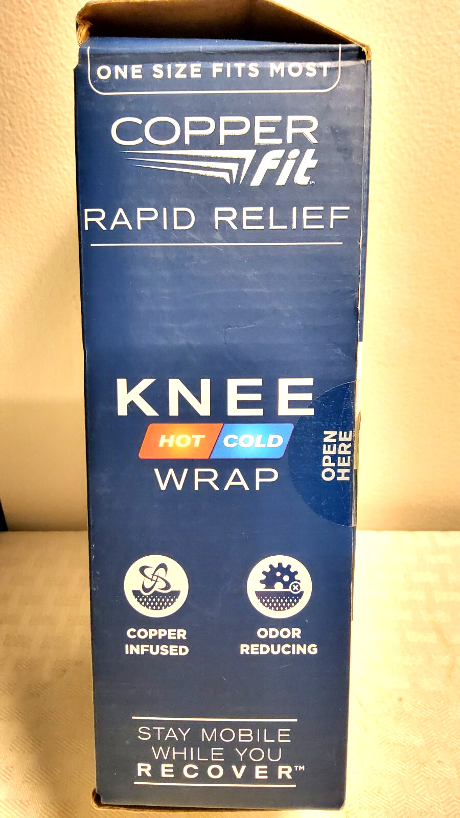 Copper Fit Knee pad , Hot And Cold Rapid Releif Theropy New In Packaging