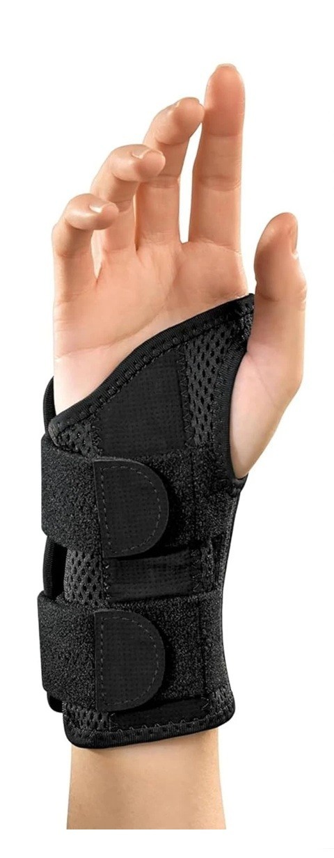 MUELLER Fitted Wrist Brace Support Right Hand, Small-Medium – Black NEW