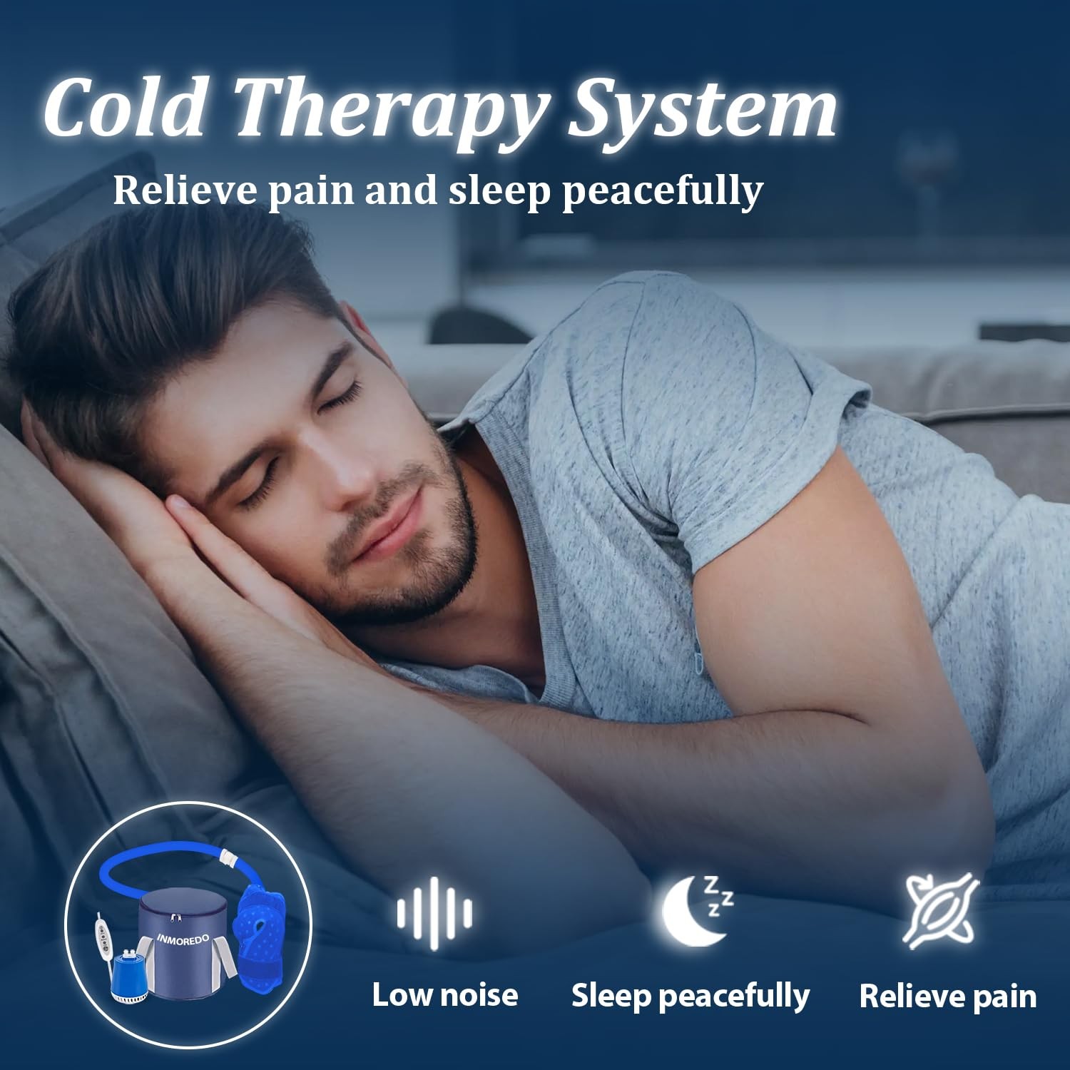 Inmoredo Cold Therapy Machine, Programable Ice Therapy Machine,