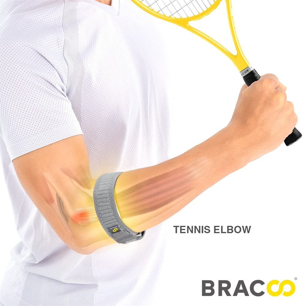 Tennis Elbow Brace for Men and Women | Tennis Elbow Strap with Forearm Compressi