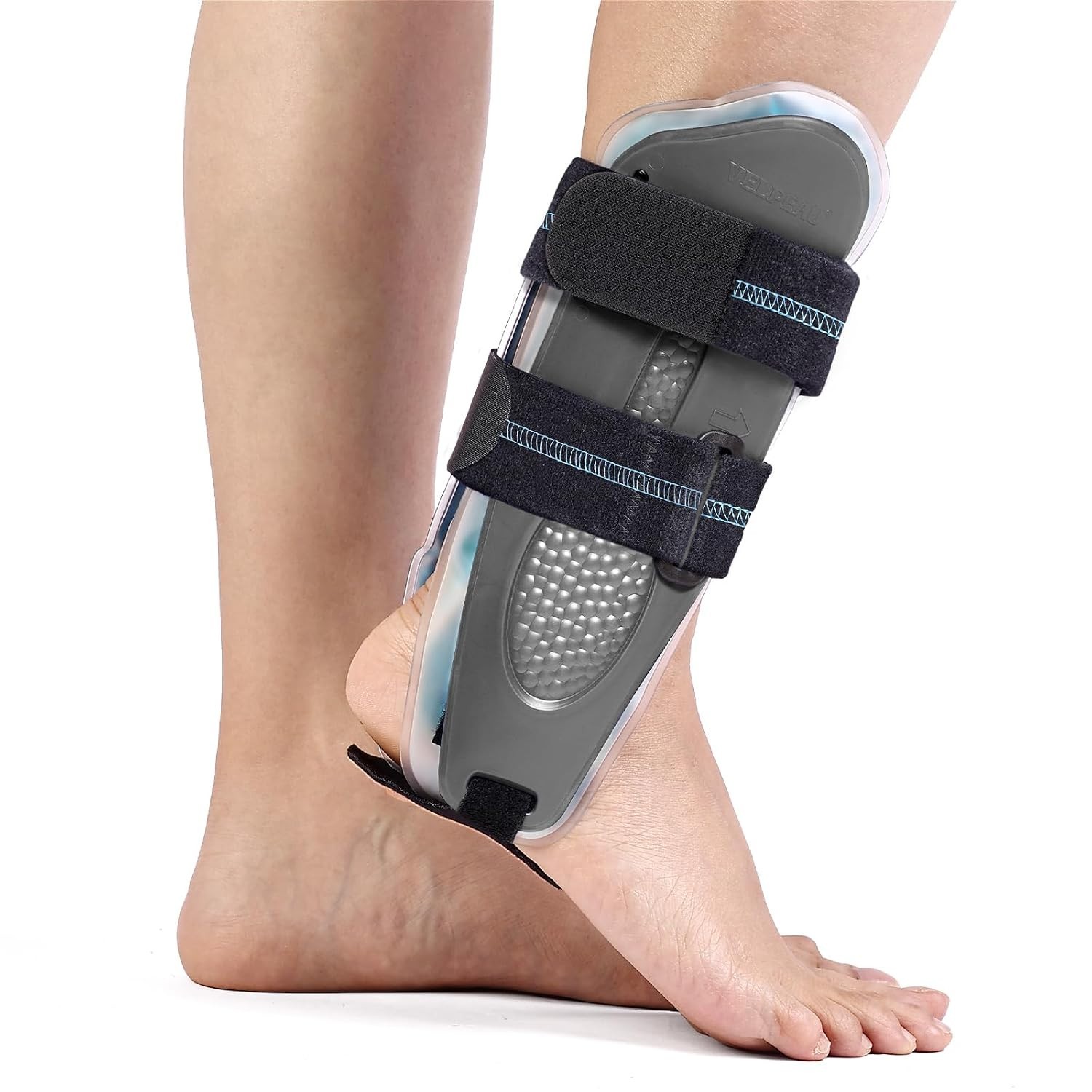 Ankle Stabilizer Brace for Sprain, Ligament Injury (Grade 1 to 2) One Size Gel