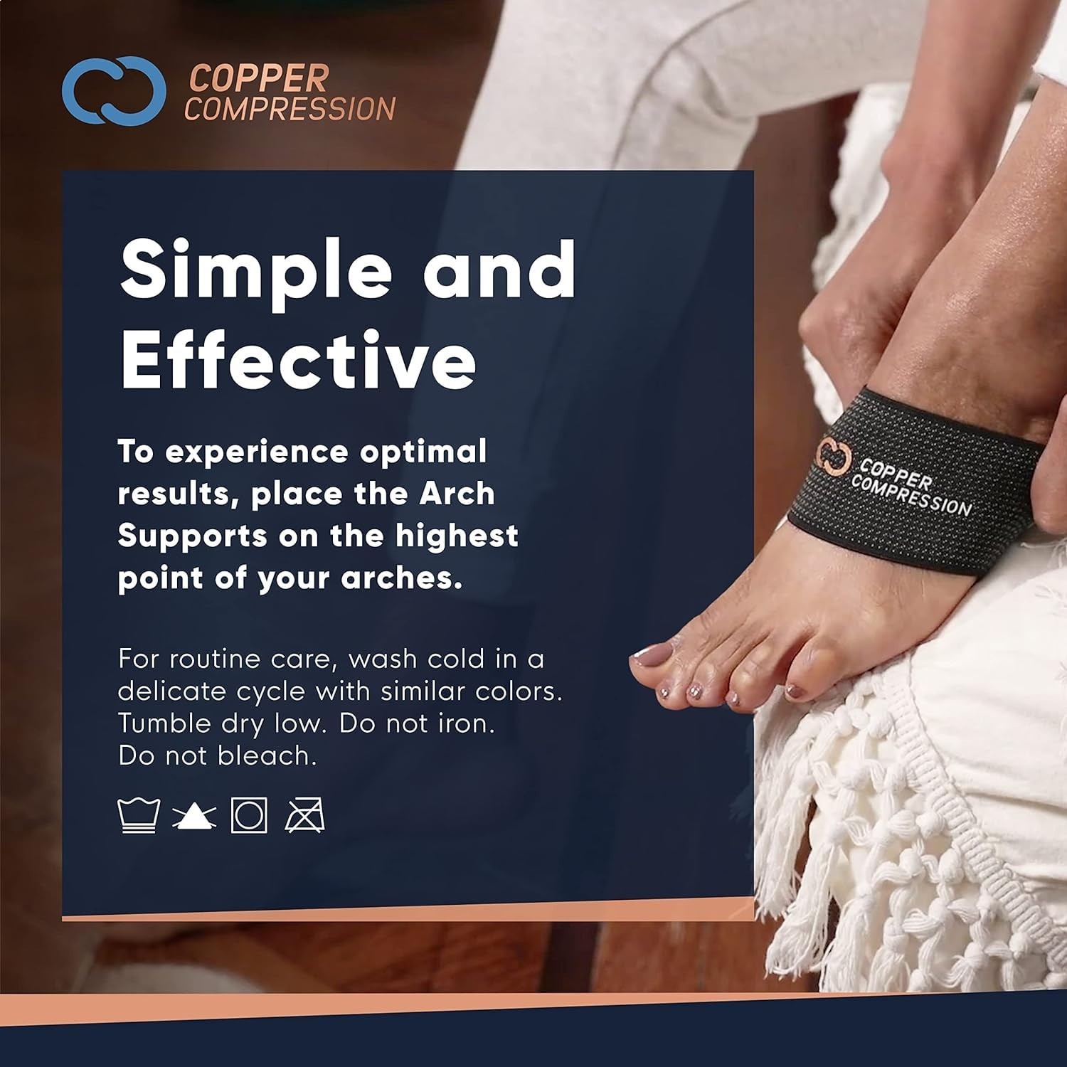 Padded Arch Support Sleeves for Plantar Fasciitis Relief, Flat Feet & High Arche