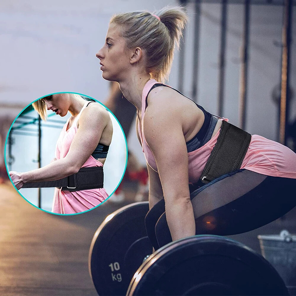 Adjustable Lumbar Support Lower Waist Back Belt Brace Pain Relief Weight Lifting