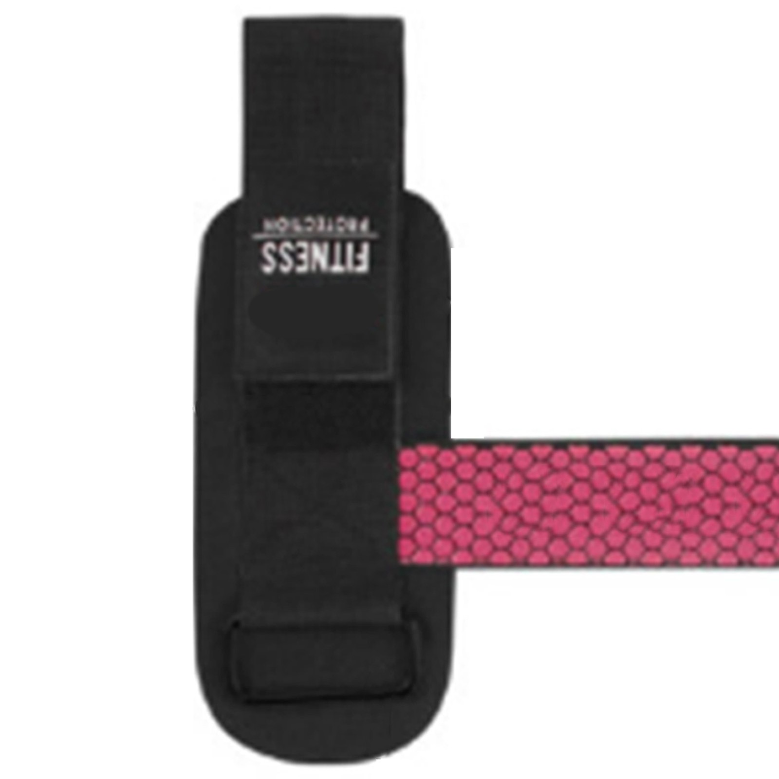 2PCS Anti Slip Weightlifting Wrist Strap For Fitness Black SCIT