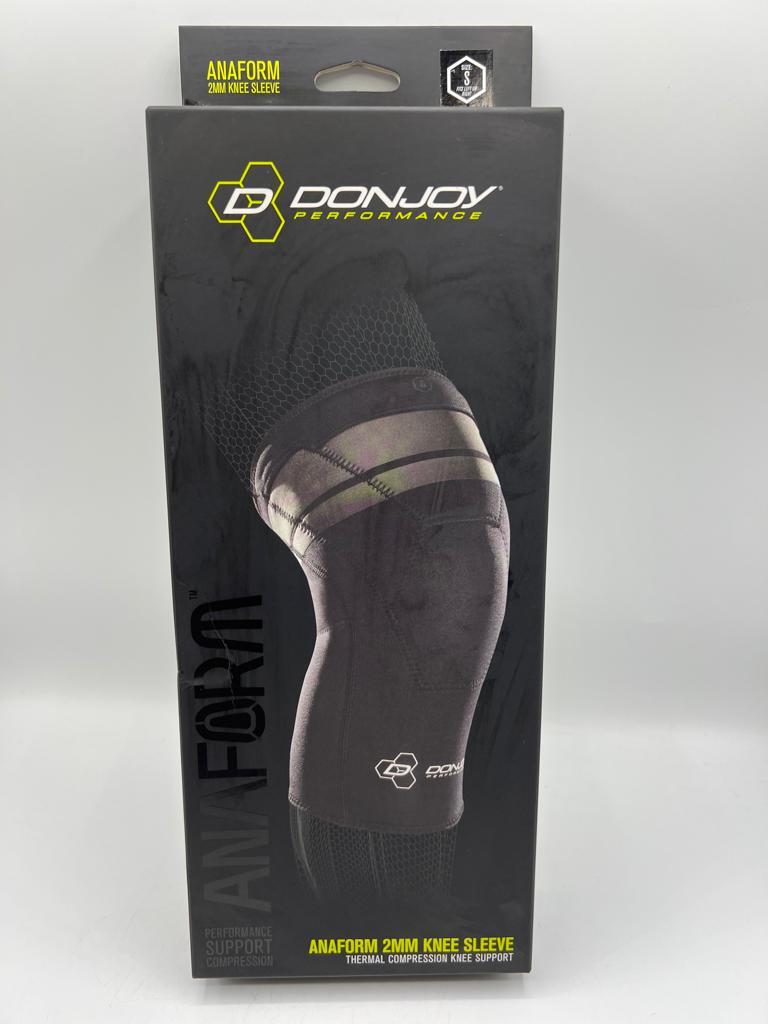 DonJoy Performance ANAFORM 2MM Knee Support Compression Sleeve Small & Medium