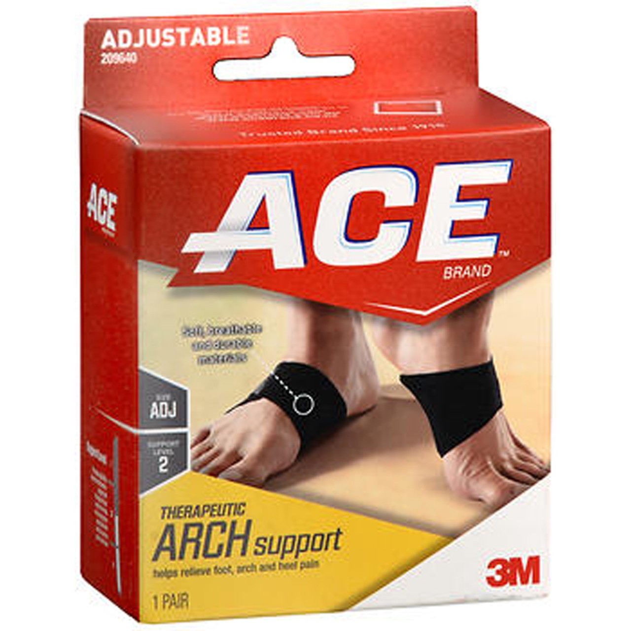 3M ACE Therapeutic Arch Support Moderate 1 Pair