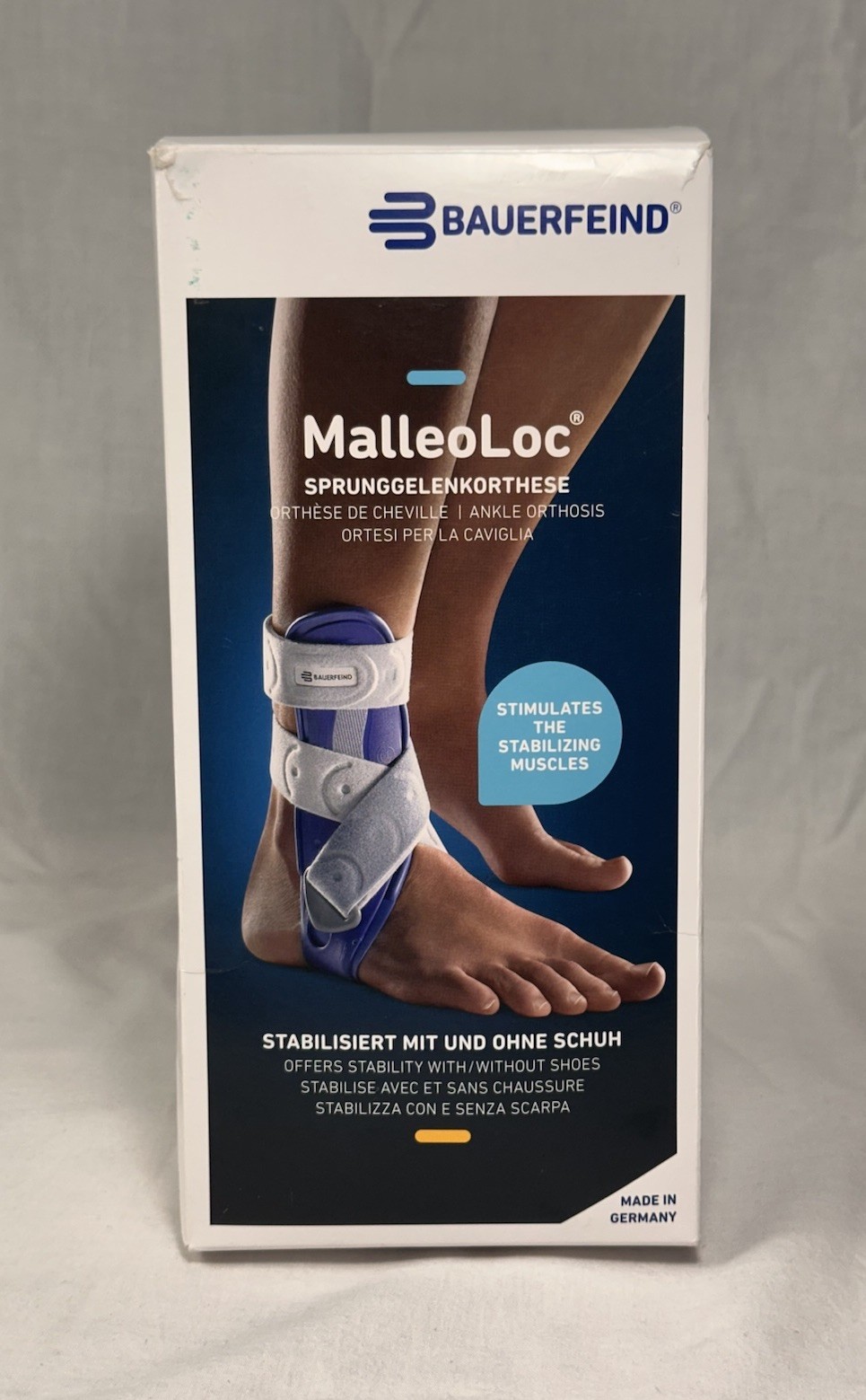 Bauerfeind MalleoLoc Ankle Splint Stabilizer Support Left Ankle Size 2 Germany