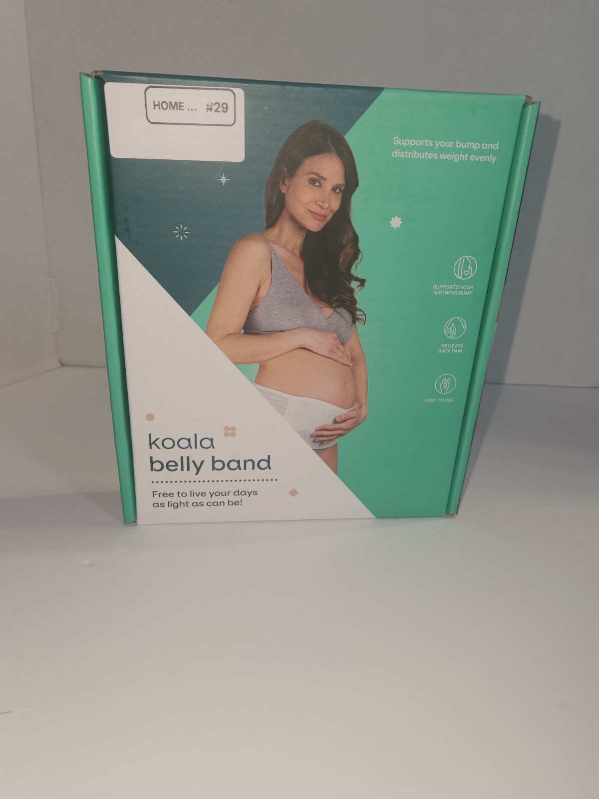 Koala Belly Band Maternity Support Belt Back & Pelvic Pain Relief White