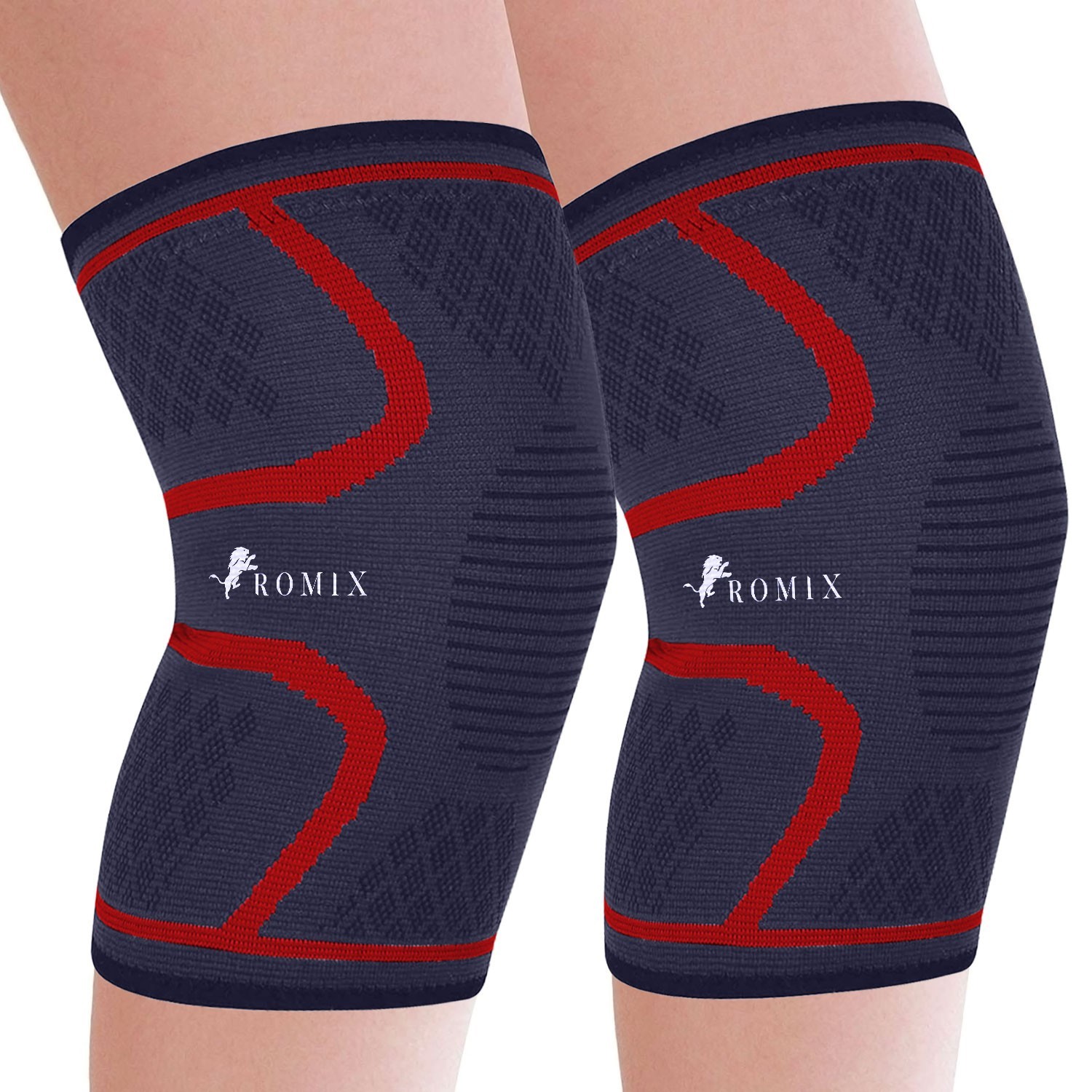 1Pair Knee Compression Sleeves Basketball volleyball Brace Support For Women Men