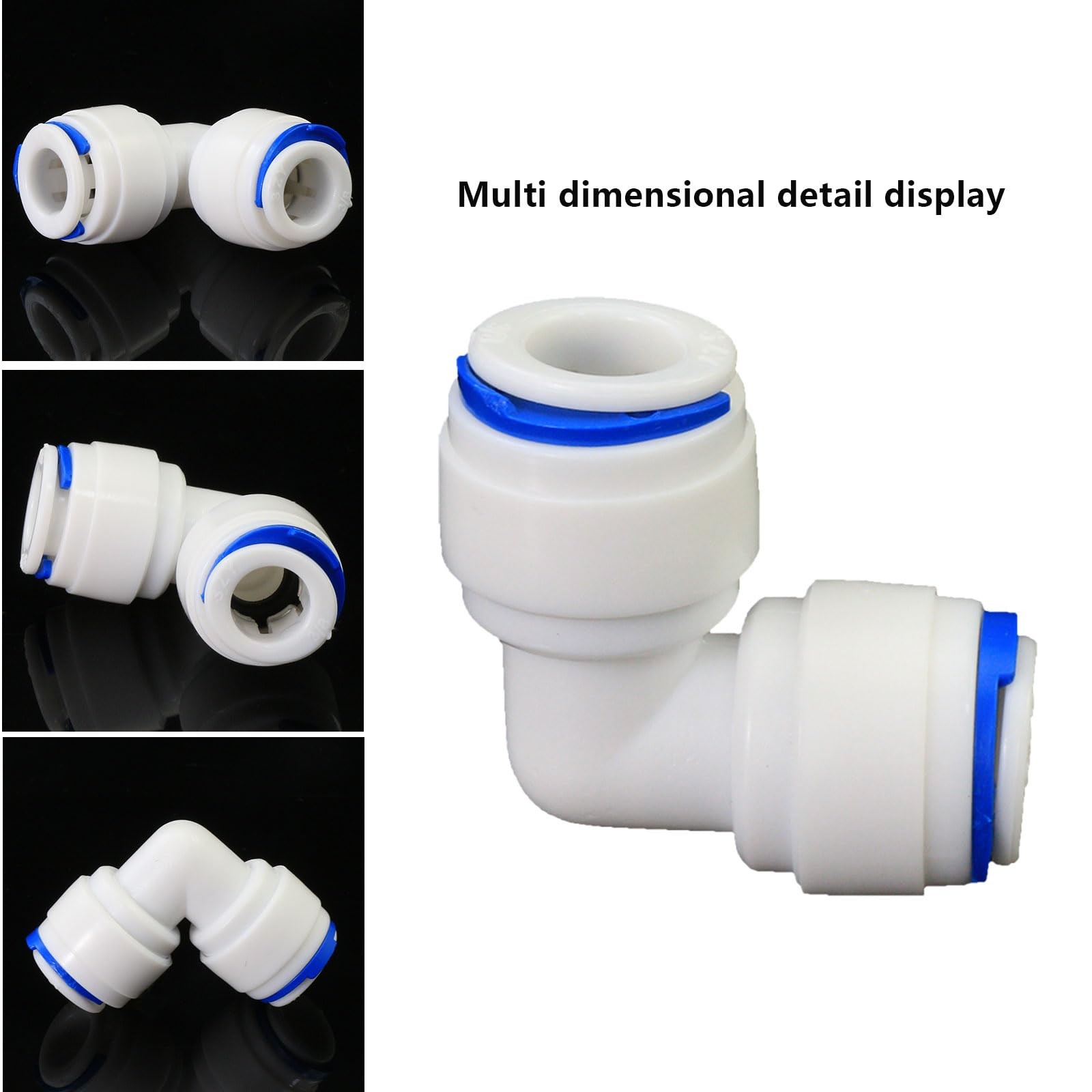 AimatRun 5pc 3/8″ Push-Fit Elbow