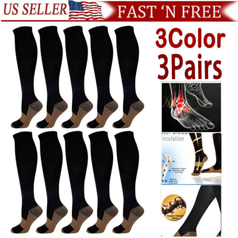 Compression Socks Leg Support Orthopedic StockingsLeg Support Hose Sports GOOD