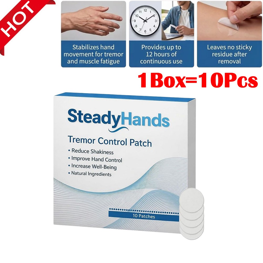 Steadyhands Tremor Control Patch, Steady Hands Control Patch – Hand Stabilizer
