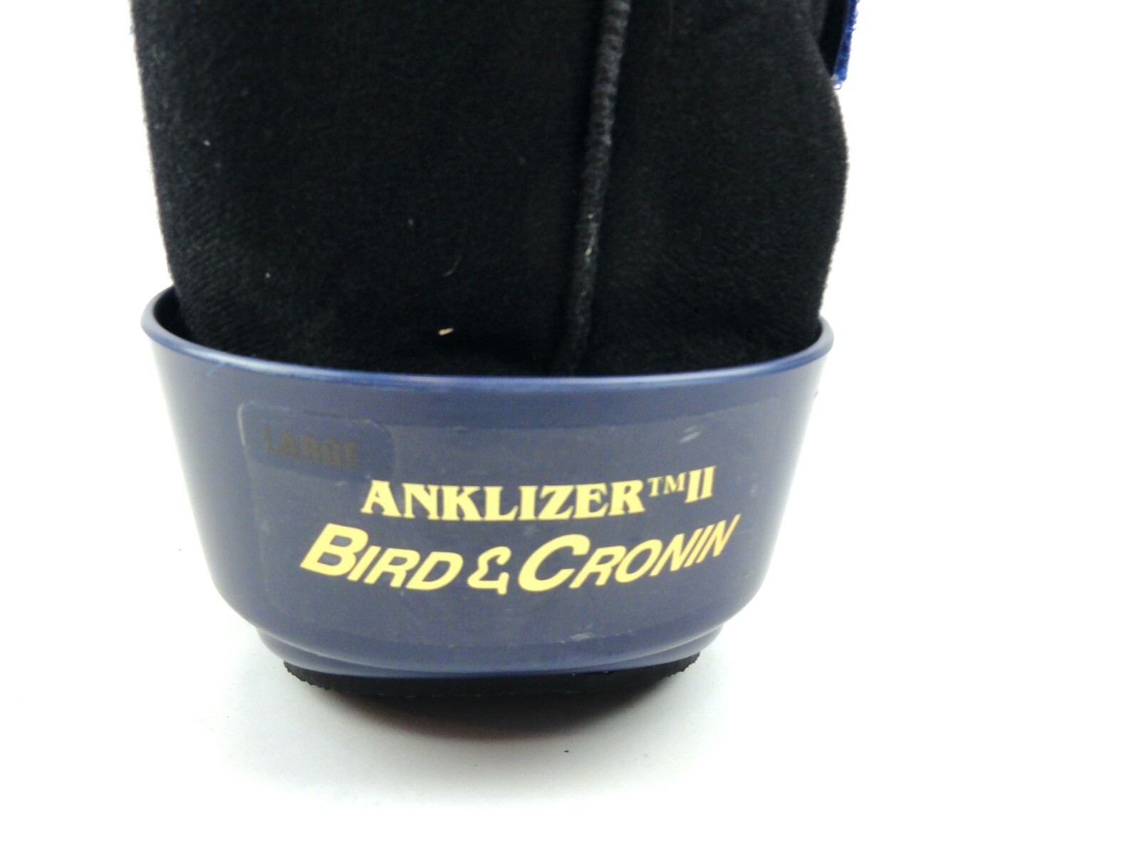 Bird & Cronin Anklizer II Large Walking Boot Cast Brace Adult Ankle Black/Blue