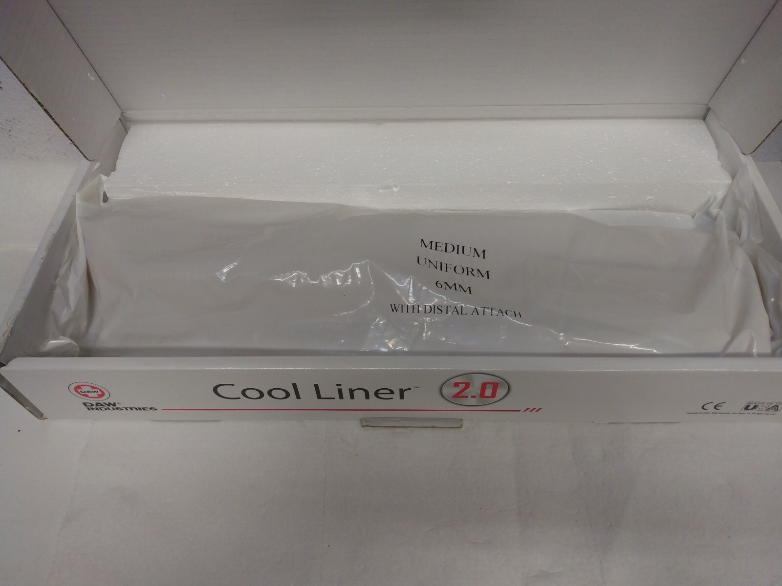 Prosthetic Daw Cool liner 2.0 Medium uniform 6 MM NEW