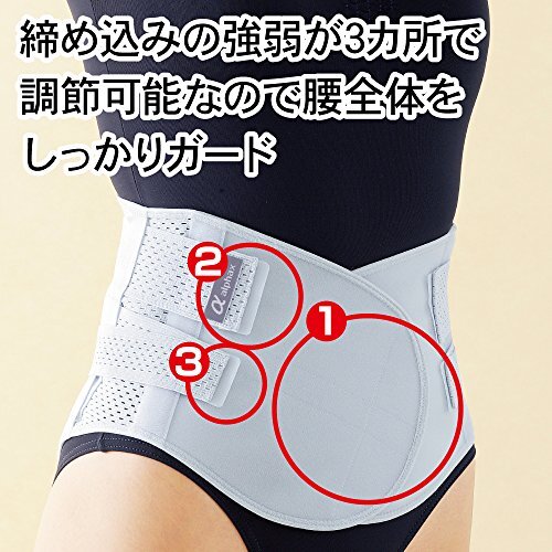Adjustable DOUBLE Lumbar Support LOWER BACK Belt Size M-L Brace Pain Relief NEW