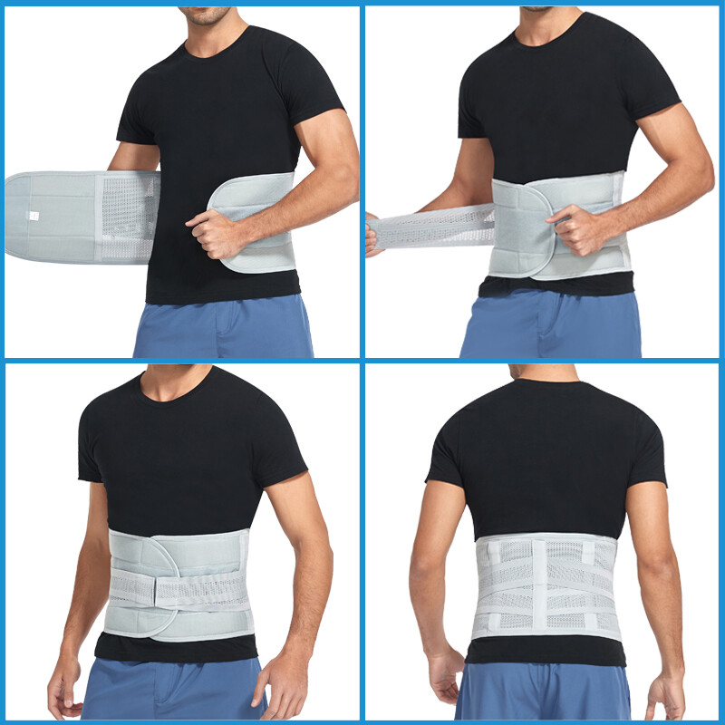 Adjustable Lumbar Support Lower Waist Back Belt Brace Pain Relief For Men &Women
