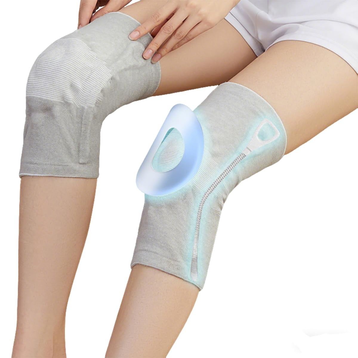 Knee Brace for Women Men with Side Stabilizers & Patella Gel Pad, 2 Large