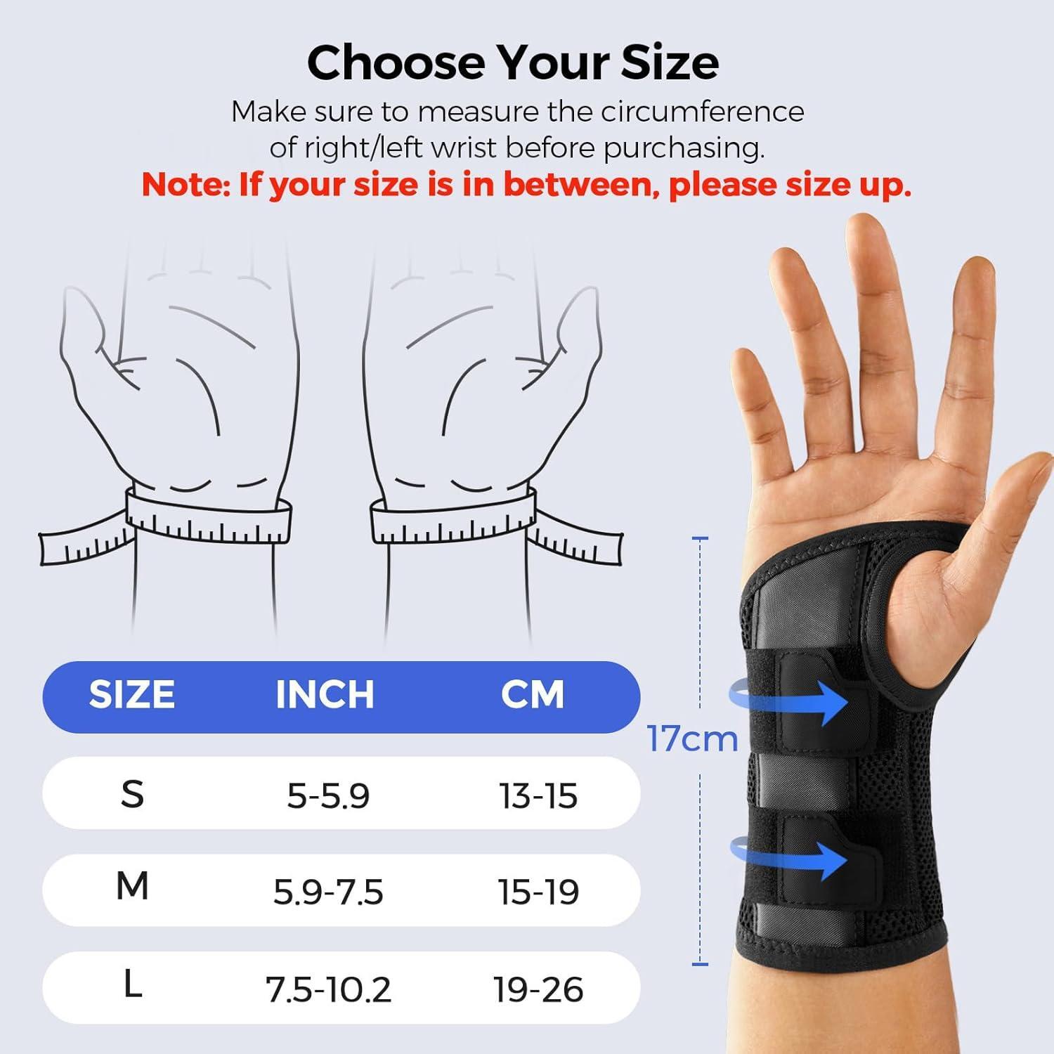 Munequera Para Tunel Carpiano (izquierda O Derecha) – Soporte De Mano Para C…