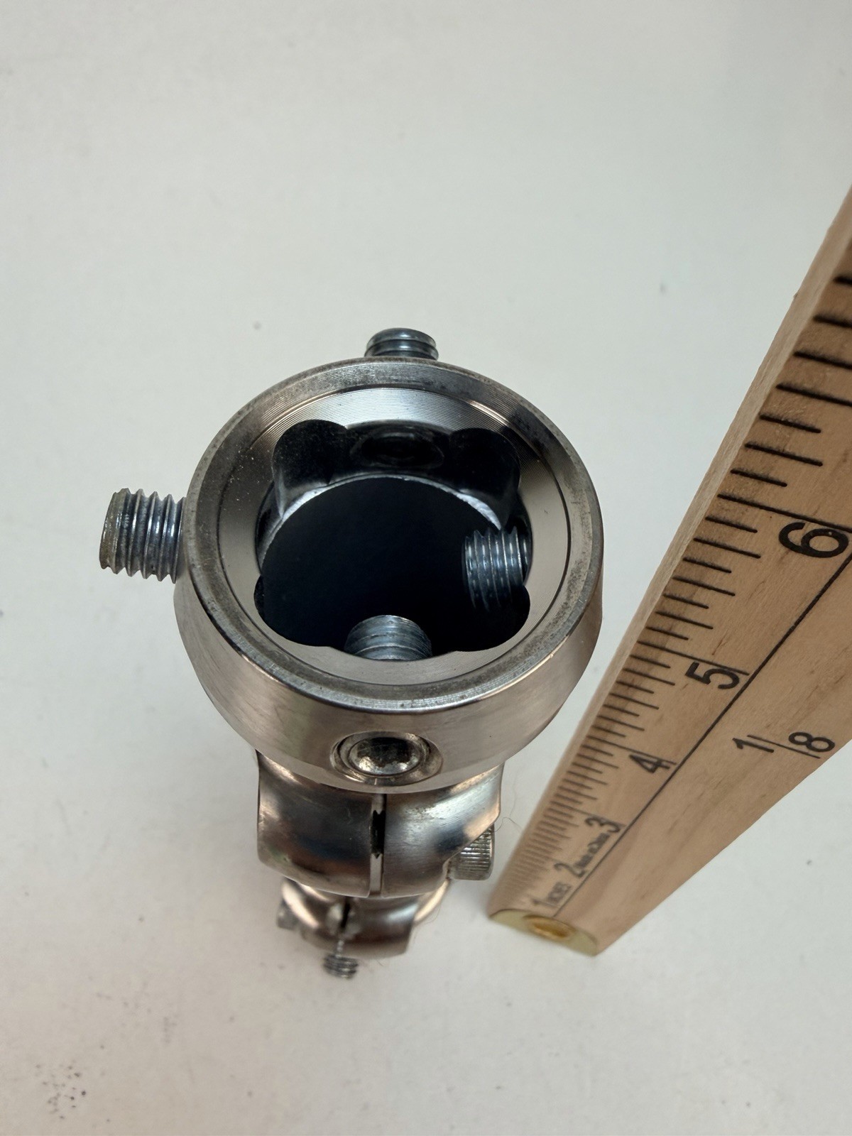 APC Titanium Pylon Pyramid Double Ended Clamp Adapter Prosthetic 6” 30mm