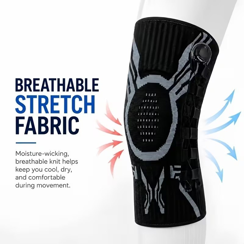 Adjustable Compression Knee Brace Patella Stabilizer Meniscus Support Large