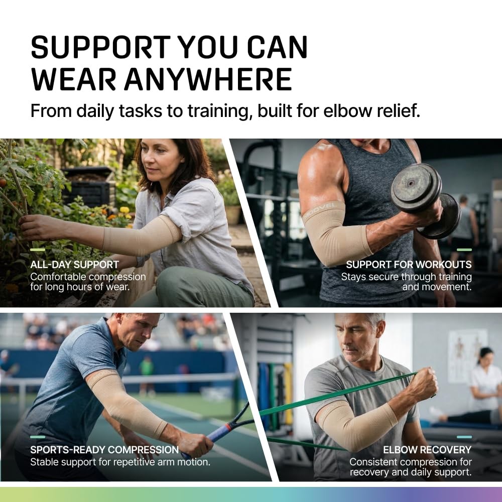 Modvel Nude Elbow Brace Medium 2 Pack