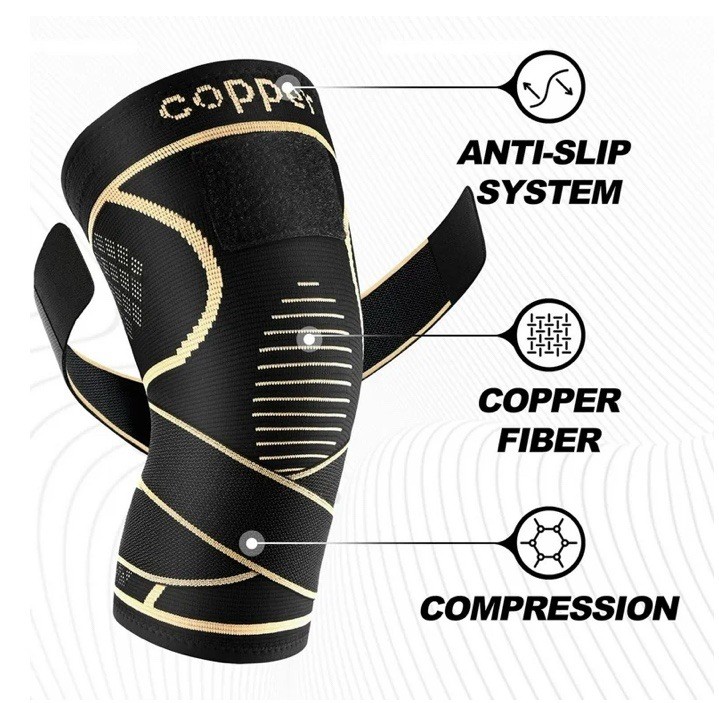Aritaum Knee Sleeve XXL Copper Knee support all day BRACE MENISCUS STABILIZE ATL