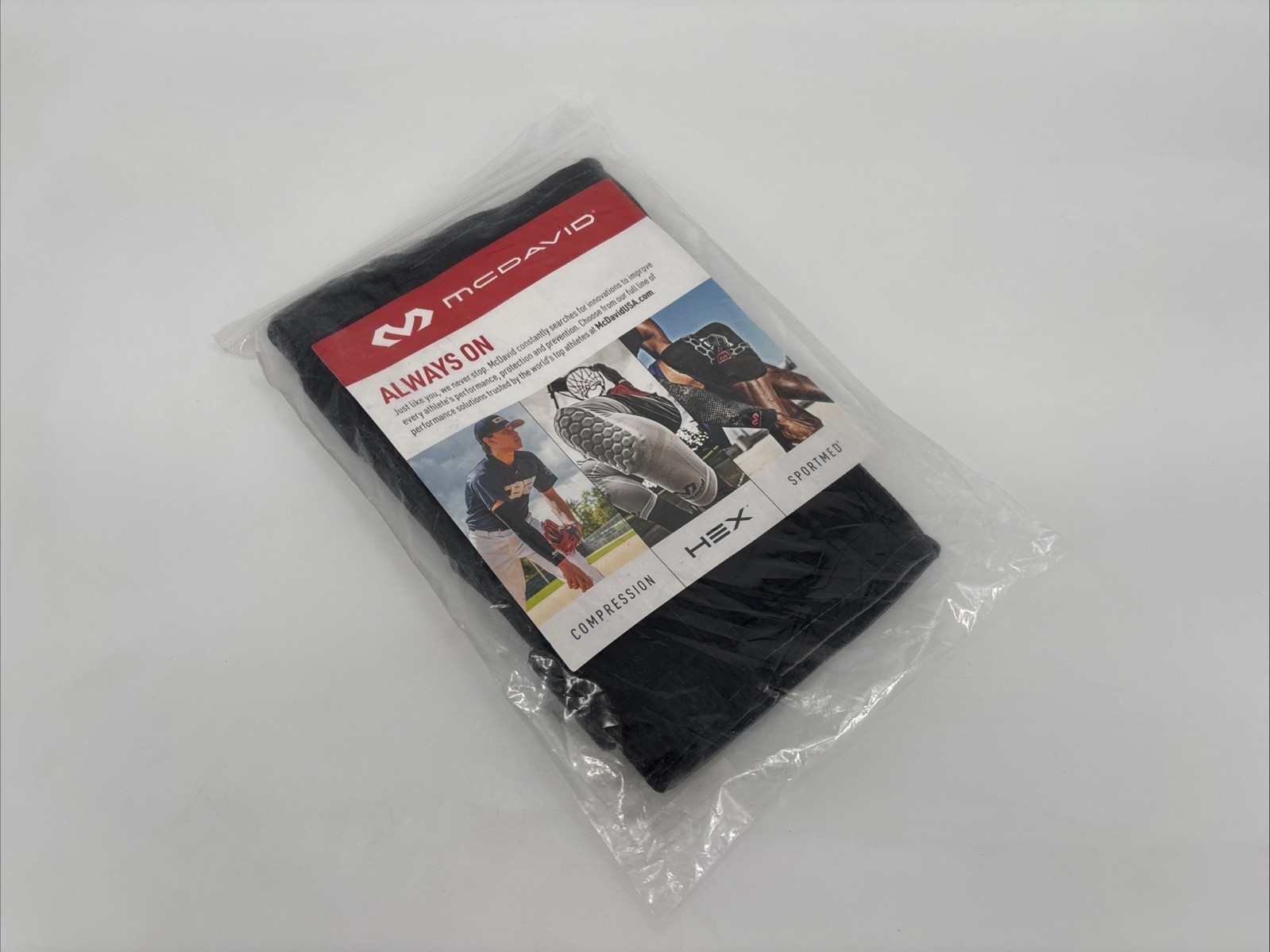 McDavid 429X Hinged Knee Brace with Crossing Straps – Black
