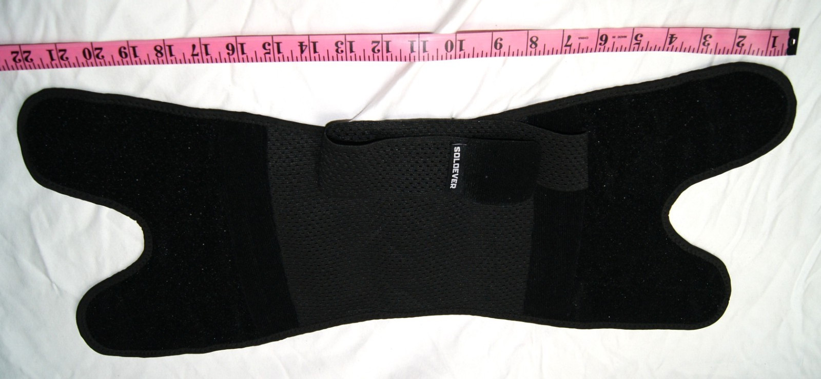 lot of 3 soloever ultra thin knee brace 2XL XXL black hook & loop closure