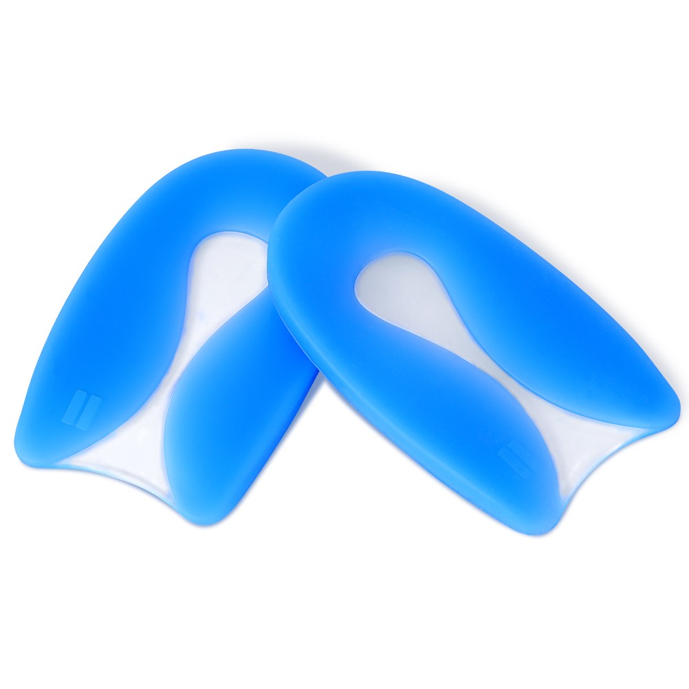 Blue And White PU Heel Pad Medium Code (one Pair Sold) BEA