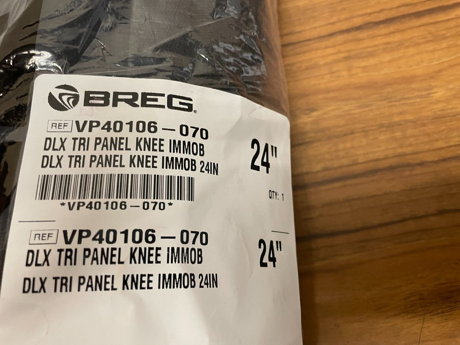 Breg DLX Tri Panel Knee IMMOB 24″ VP40106-070 *