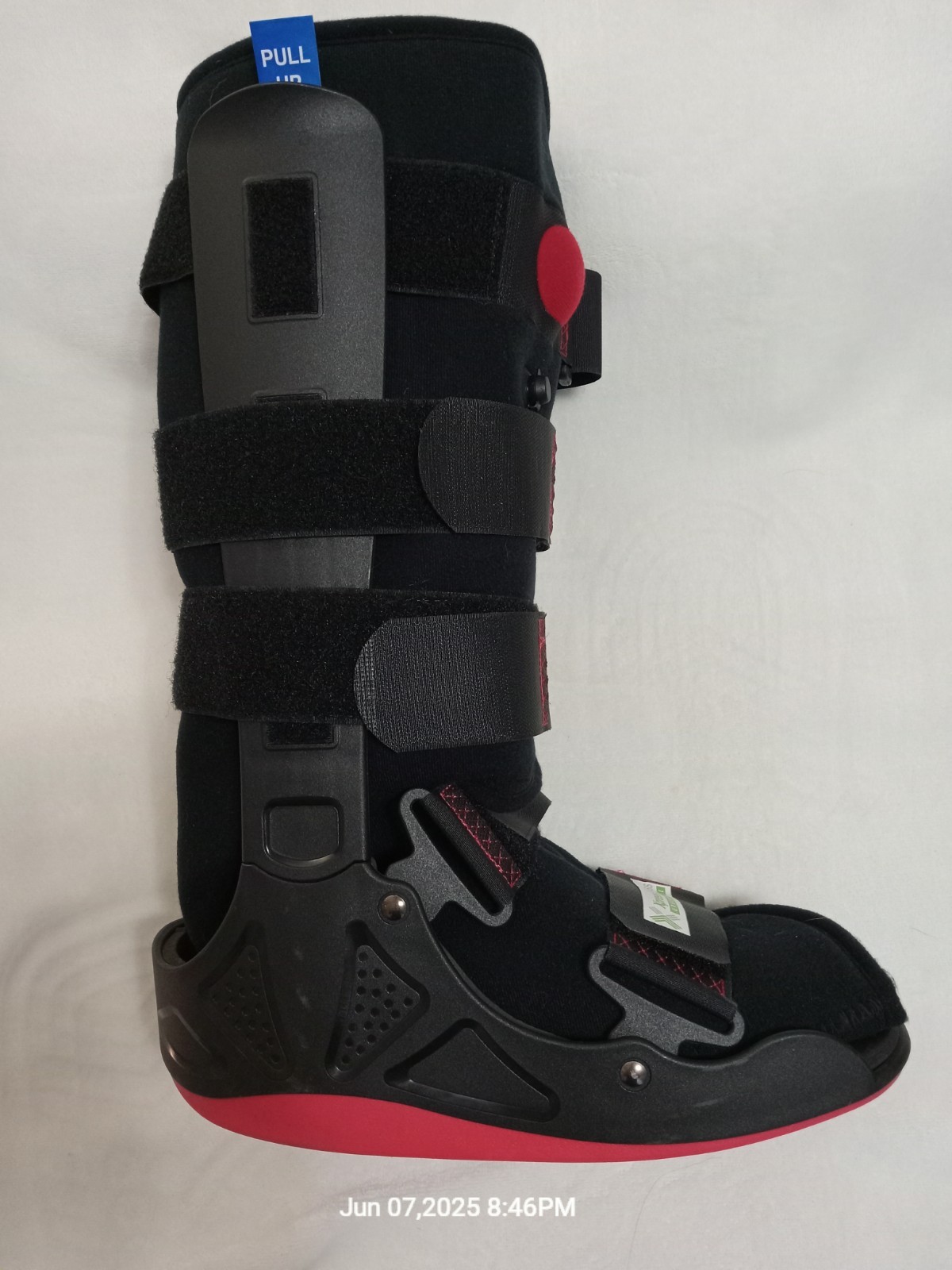 XCeltrax AIR TALL – DJO – DONJOY – Walking Air Boot FooT SIZE- LARGE – Black