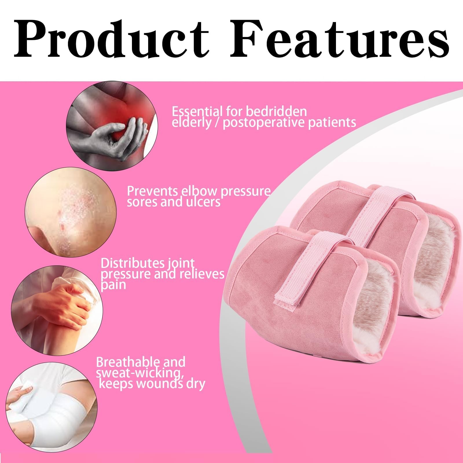 Elbow Pads for Men Women Pressure Sores & Bedsores, Universal Size