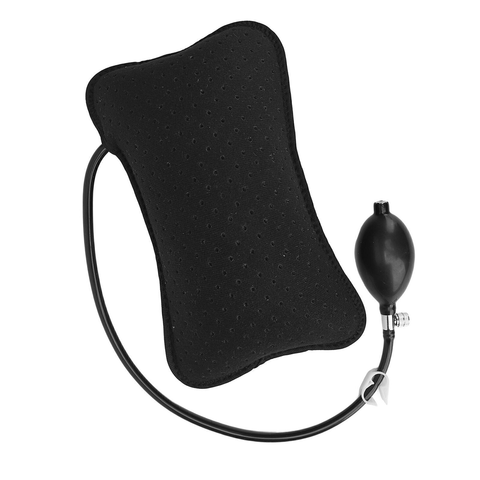 Inflatable Lumbar Support Pillow Manual Press Type Adjustable Lower Back Cushion