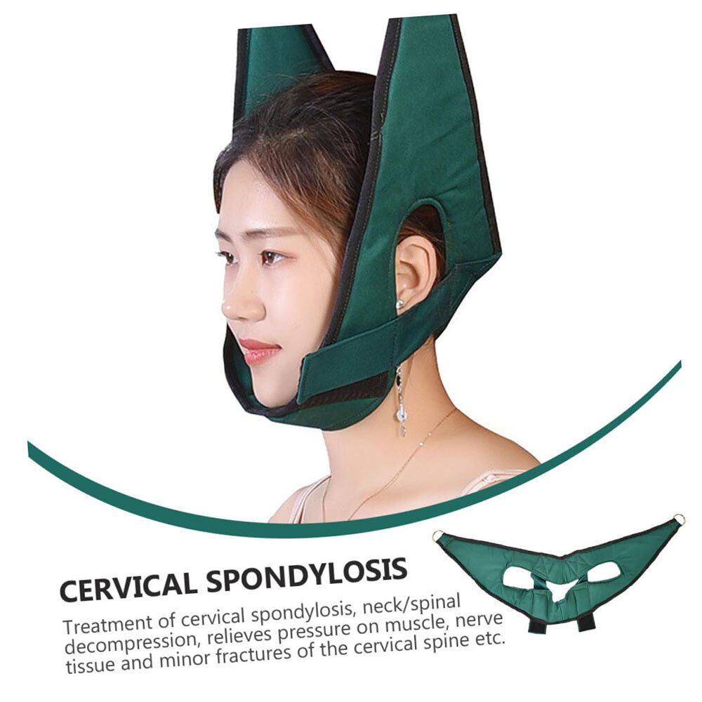 Cervical Neck Traction Device Neck Stretcher Brace Support Pain Relief Over Door
