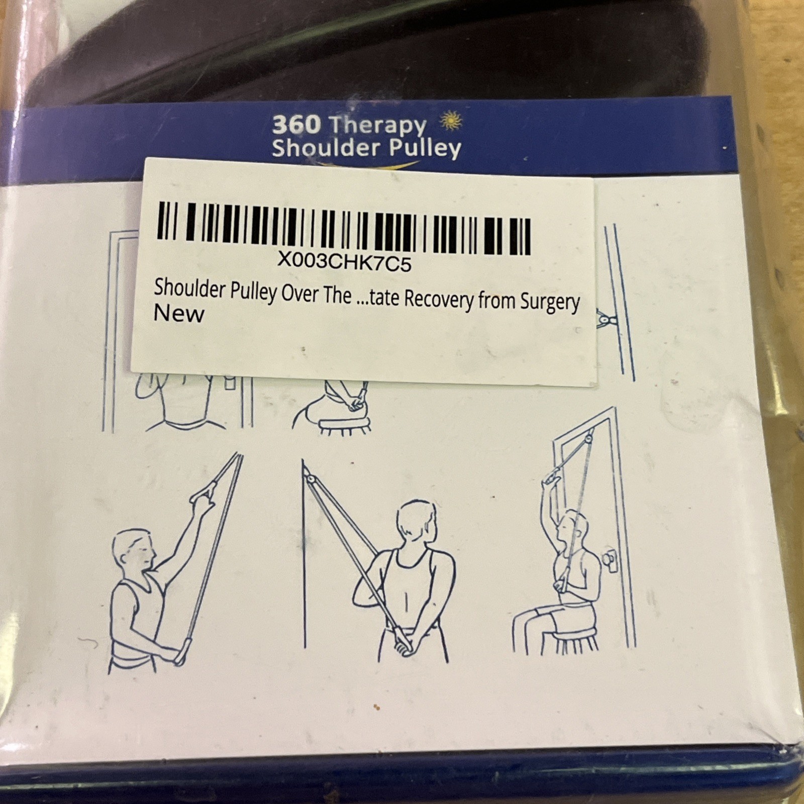 360 Therapy Over the Door Shoulder Pulley for Physical Therapy – NEW – SEALED