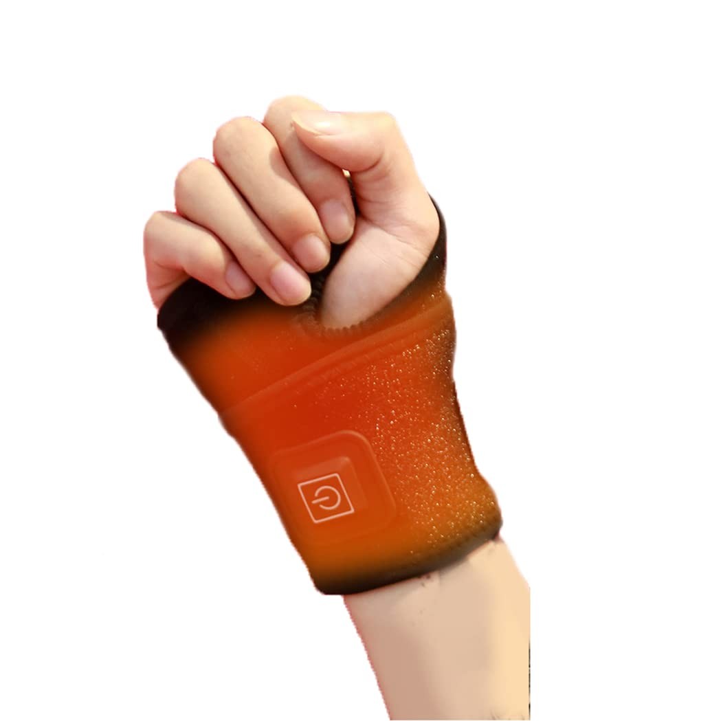 1 PC Electric Heated Wrist Brace Wrap Wrist Heating Pad Adjustable Arthritis …
