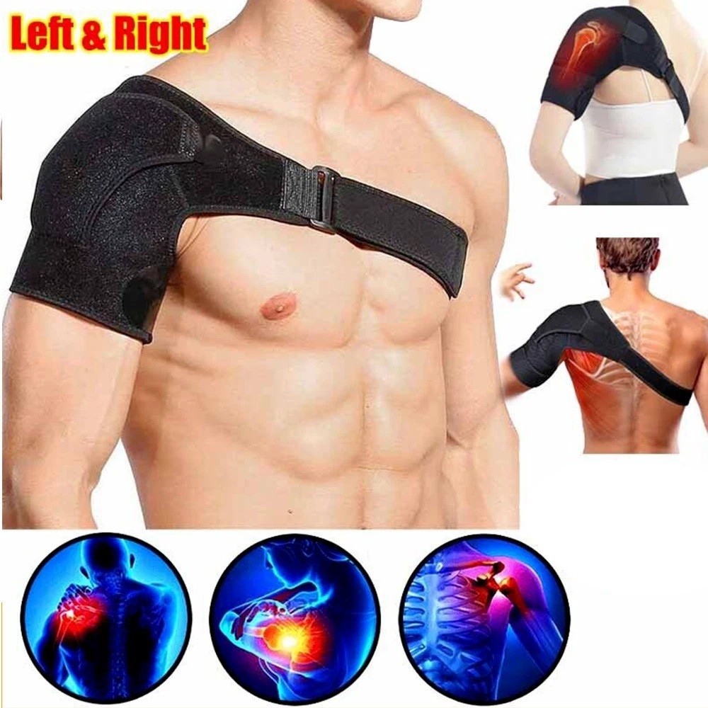 Shoulder Brace Support Compression Sleeve Torn Rotator Cuff Relief AC Joint Pain
