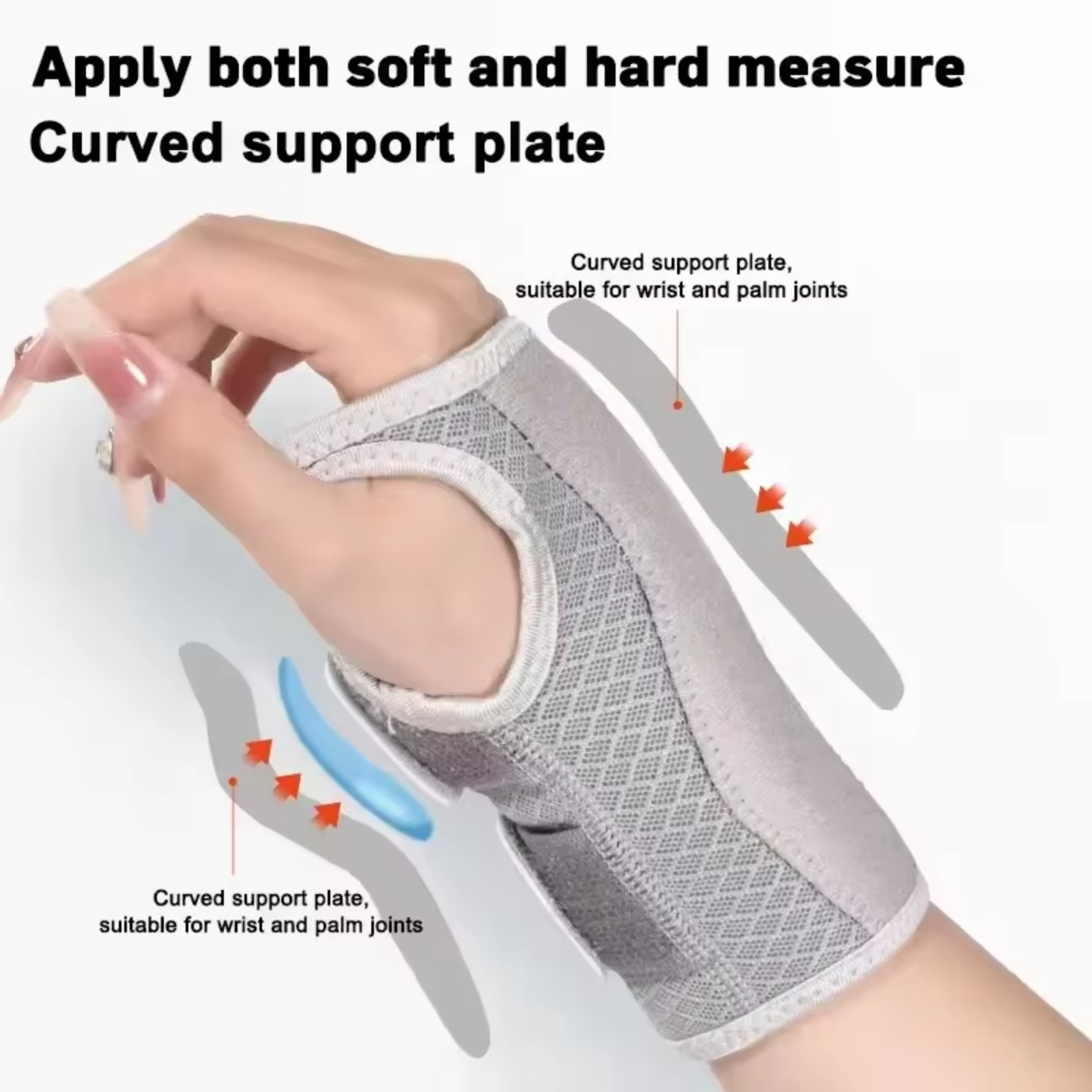 NEW Wrist Brace for Carpal Tunnel – Adjustable Night Support Brace with Splints