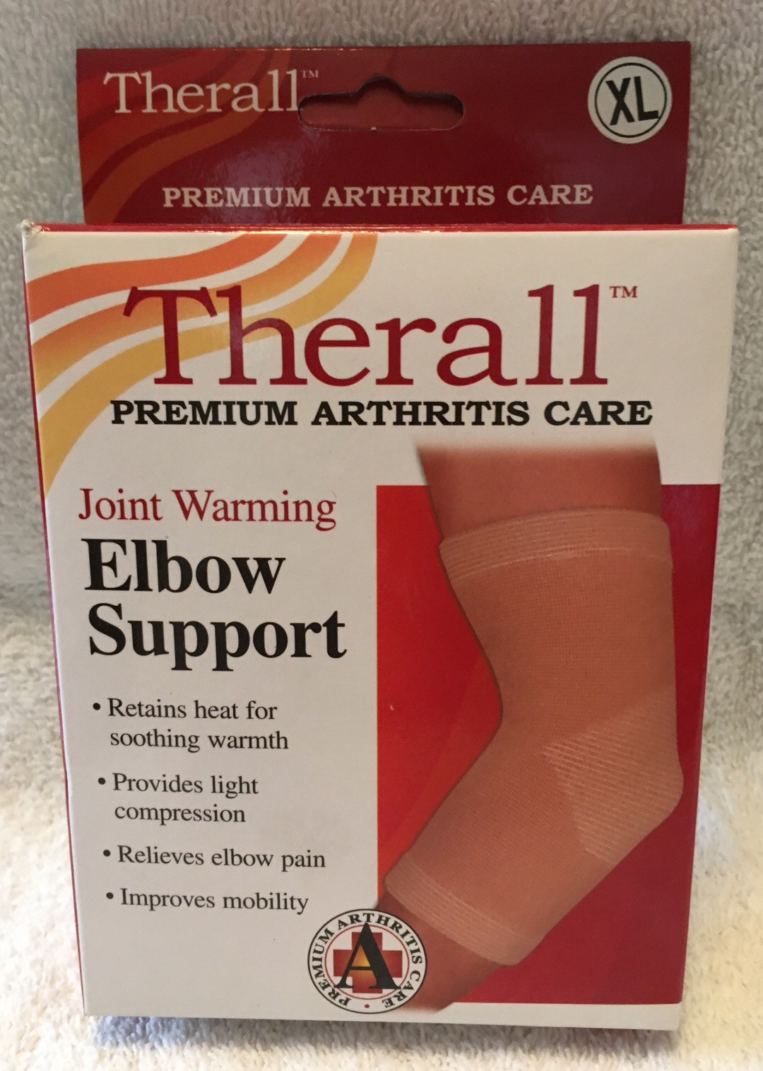 Therall Premium Arthritis Care Joint Warming Elbow Support Size XL Orthopedic