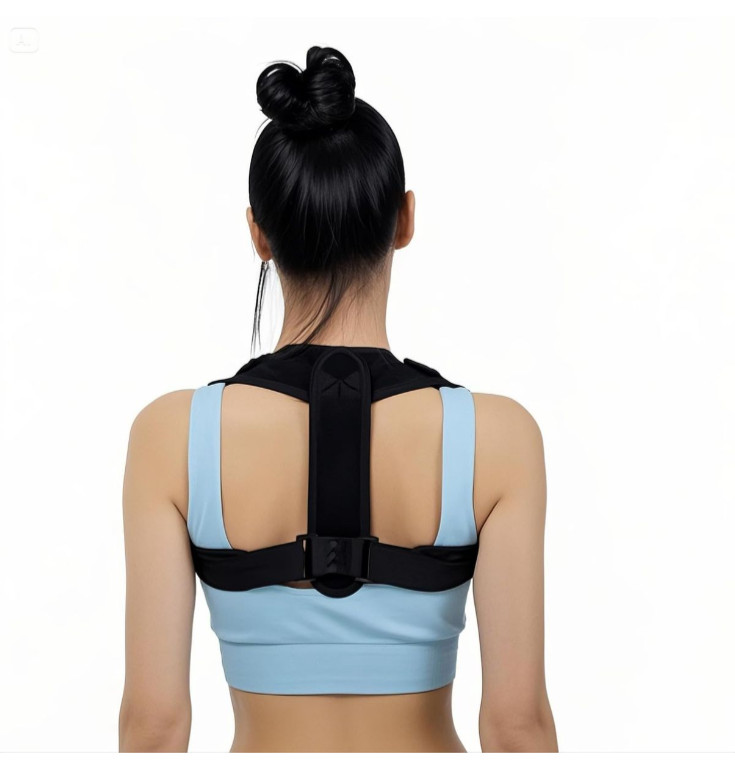 New HLOES Posture Corrector Adjustable Upper Back Brace Support Pain Relief