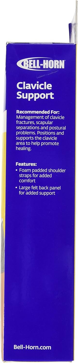 Bell-Horn Clavicle Support White X Large