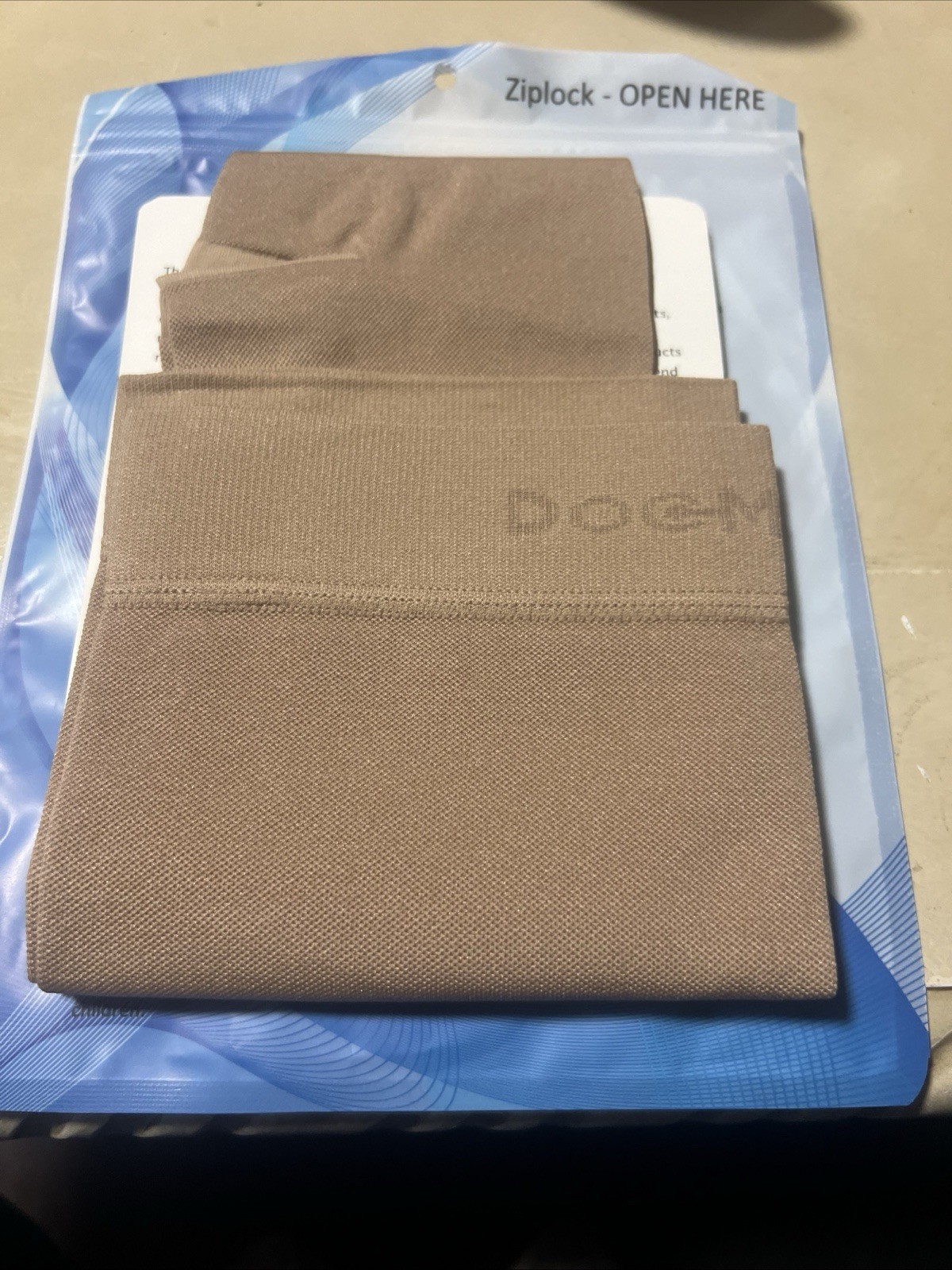Doc Miller Compression Stockings Open Sleeve 20-30 Hg, 1 Pair,skin/nude ,large
