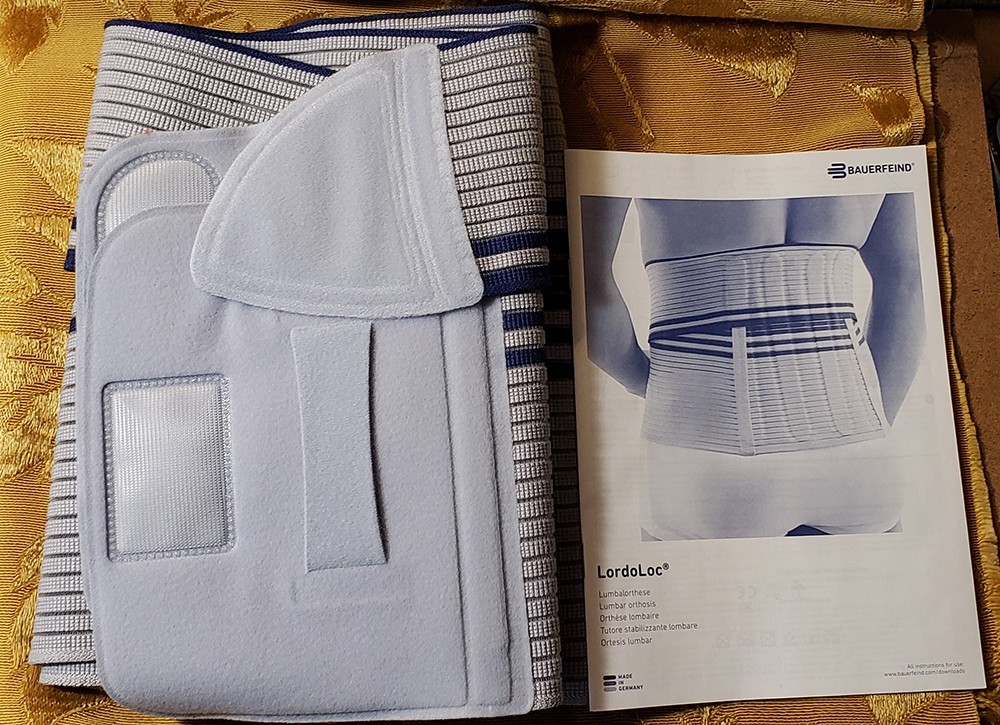 BAUERFEIND LORDOLOC LUMBAR ORTHOSIS BACK SUPPORT BRACE SIZE 5 GERMANY