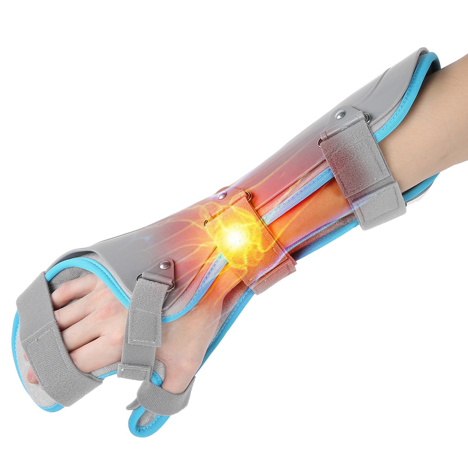 Right Wrist Support Brace Adjustable Hand Fracture Fixed Strap Sprain WT