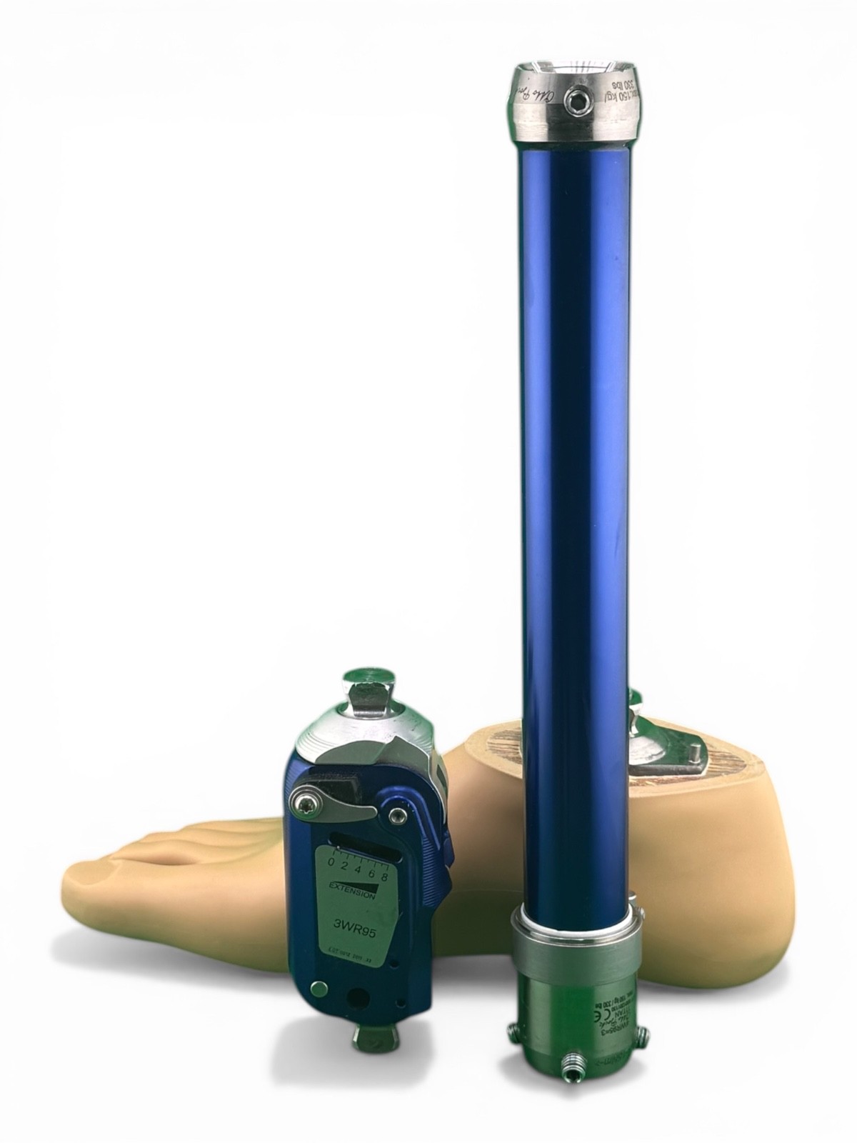 otto bock 3WR95 1WR95 4WR95=3 2WR95=1. prosthetic Knee, right foot, components.